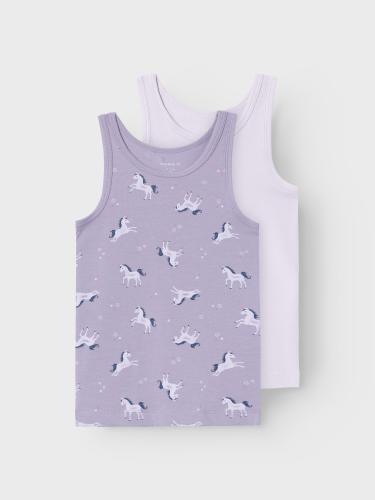 NMFTANK TOP 2P LAVENDER UNICORN NOOS 98 - Lavender Aura