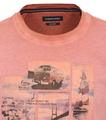 T-Shirt XL Basic Circular Knit - Orange