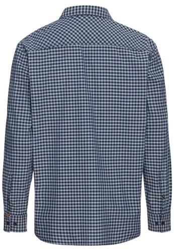 Vichy Karohemd aus reiner Baumwolle Blau 4XL