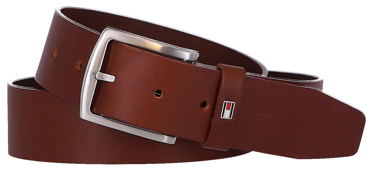 TOMMY HILFIGER Ledergürtel NEW DENTON BELT - Orange / 95