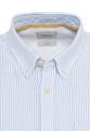Oxford Streifenhemd aus nachhaltigem Organic Cotton Blau 4XL