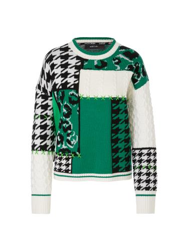 Strick-Pullover im Muster-Mix 40 - Brilliant Green New