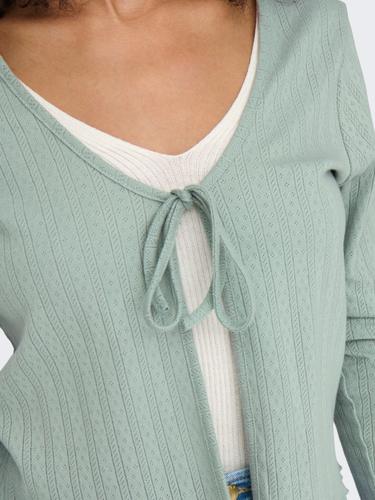 ONLCARLOTTA L/S STRING CARDIGAN JRS M Normal geschnitten - Jadeite