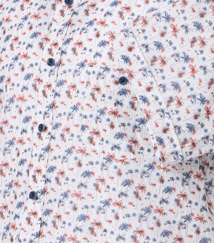 Freizeithemd Kurzarm XXL Casual Fit Short - Blau