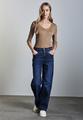 Shirt mit Herzausschnitt 42 - Honey Sand