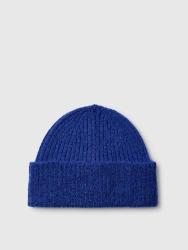SLFLULU WOOL BLEND KNIT BEANIE NOOS ONE SIZE - Dazzling Blue