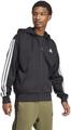 ADIDAS Herren Kapuzensweat Essentials 3-Streifen XXL in Grau