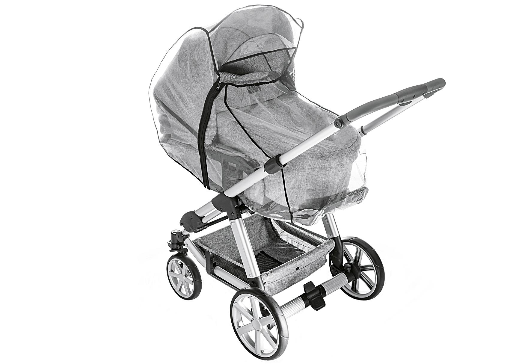 Regenschutz RainCover Classic für Kombi-Kinderwagen mit Reißverschluss