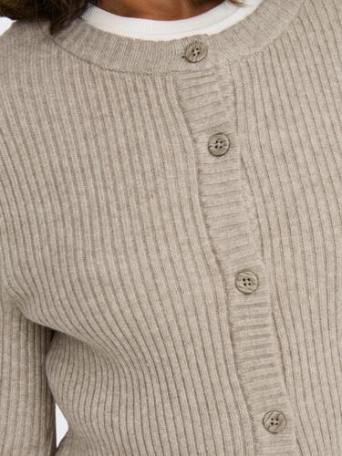 -ONLKATIA LIFE LS BUTTON CARDI KNT NOOS S Normal geschnitten - Mocha Meringue