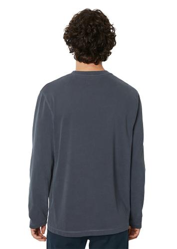 Longsleeve regular Blau XXL