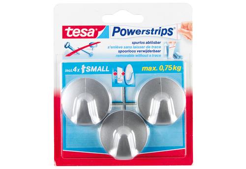 Powerstrips Haken small chrom