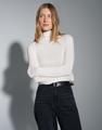 Langarmshirt "Somy" - Weiß / 44