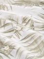 Relaxed Fit Hemd mit Leinenanteil XXL Relaxed Fit - White Green Watery Palm Print