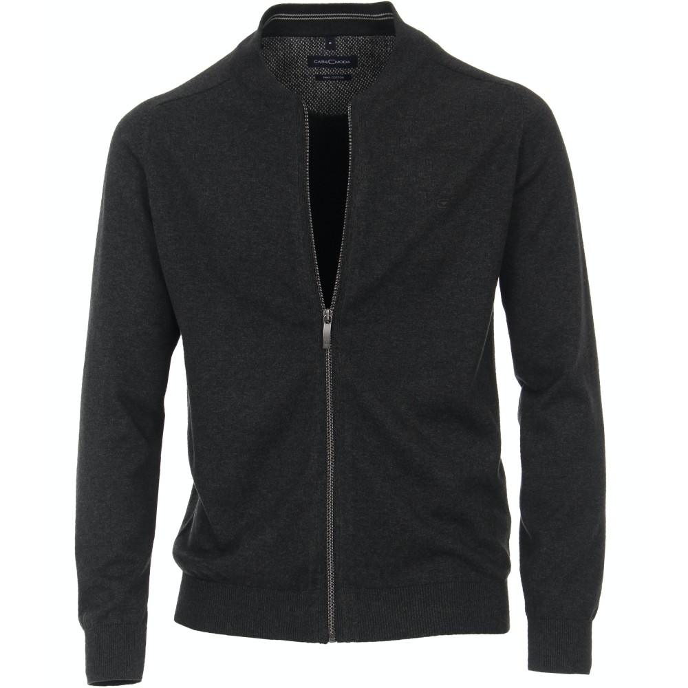 Strickjacke uni 004440 XXL - Anthrazit