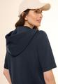 Kurzarm Sweatjacke M - Universal Blue