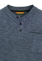 Henley Langarmshirt aus einem Baumwollmix Blau XXL