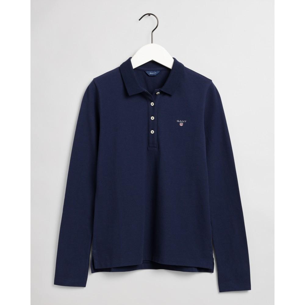Original Piqué Langarm-Poloshirt