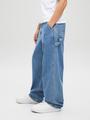 JJIALEX JJCARPENTER SQ 735 JNR 146 Baggy Fit - Blue Denim