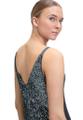 Abendkleid Grau 34