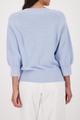 Strickpullover mit Lurex 38 - Light Sky