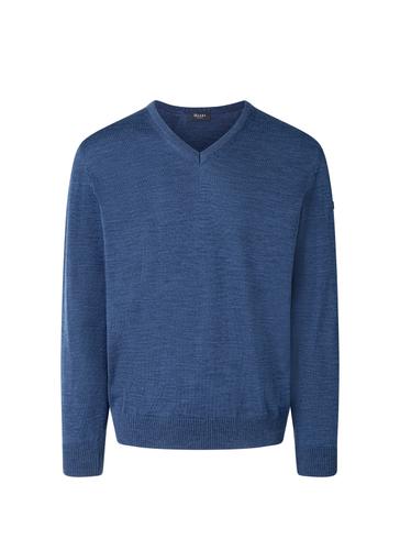 Pullover V-Ausschnitt 1/1 Arm 50 Classic Fit - Deep Sea