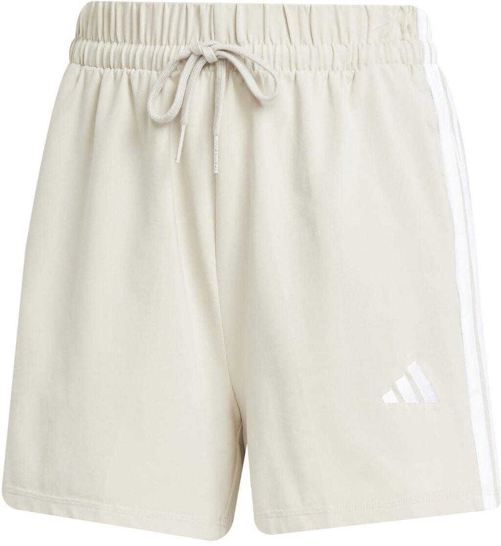 ADIDAS Damen Shorts Essentials 3-Streifen Cotton S in Grau