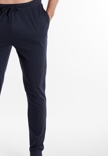 TOM TAILOR Herren Lange-Hose uni 1er Pack 48 - Blau-dunkel-uni
