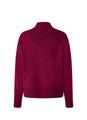 Pullover Stehkragen 1/1 Arm 46 Loose Fit - Bordeaux