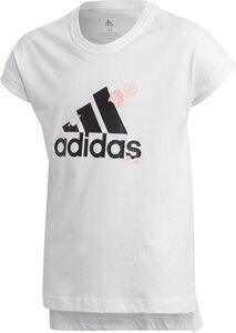 adidas Mädchen College T-Shirt 170 in Grau