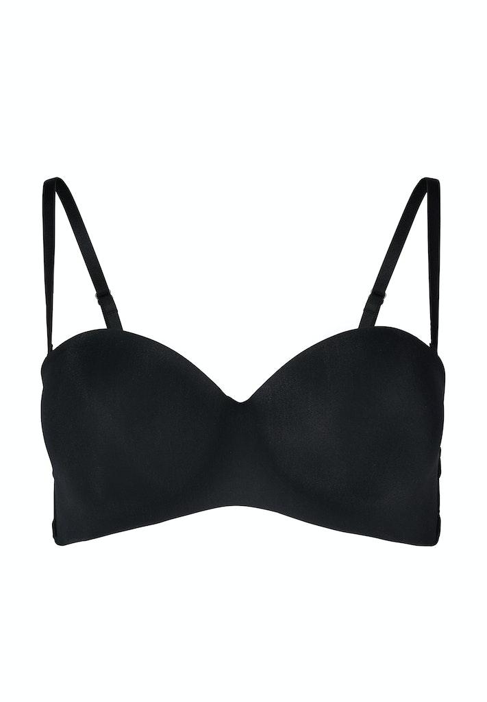 Skiny Damen Bandeau BH Micro Essentials Schwarz 80 D
