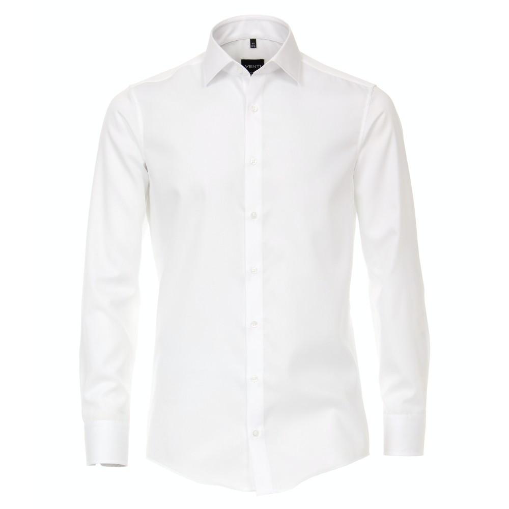 Twill Hemd uni 001880 40 VM - Weiss
