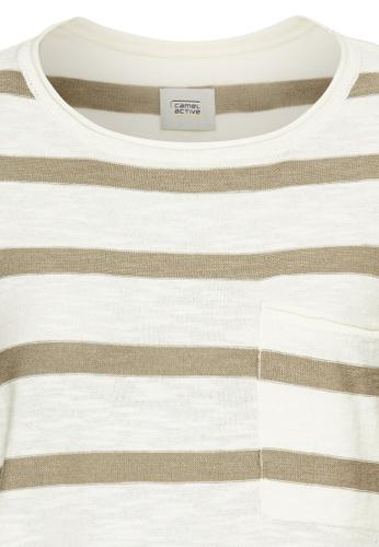 Rundhals Pullover aus Baumwolle S Regular Fit - Dark Straw Fantasy