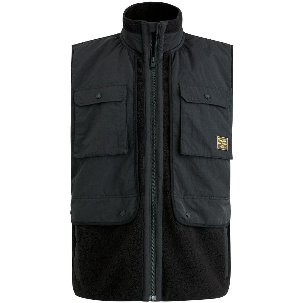 Bodywarmer fleece mix Schwarz M