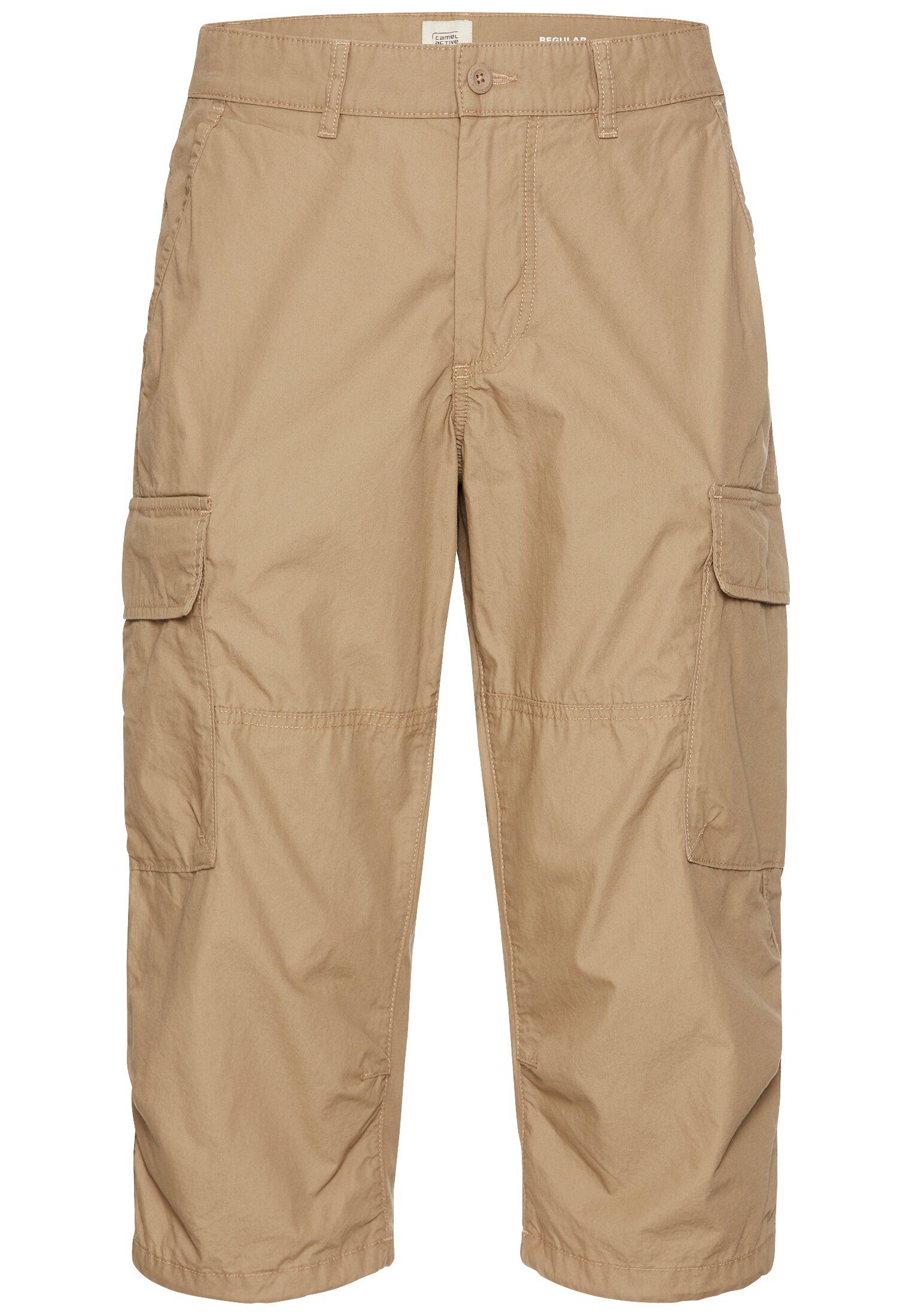 3/4 Cargo Shorts Regular Fit 40IN Regular Fit - Wood