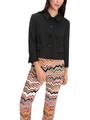 Jacke aus Scuba-Jersey 44 - Black