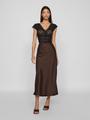 VIELLETTE HW MIDI SKIRT - NOOS 36 - Coffee Bean
