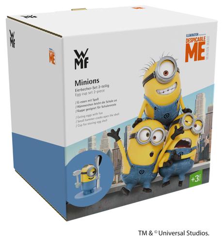 Eierbecher Minions® mit Löffel