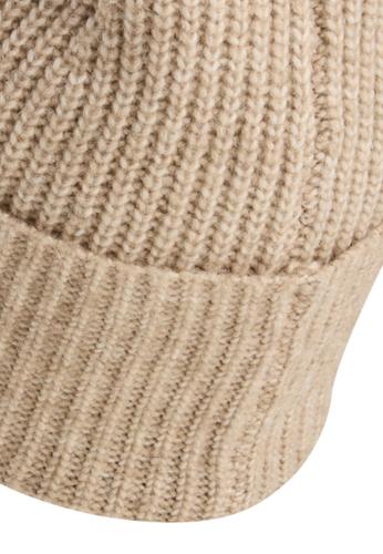 Strickmütze aus weichem Material OS Regular Fit - Caramel
