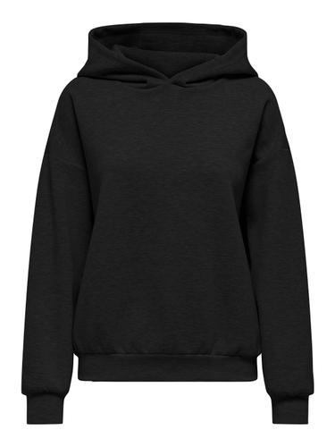 ONLSCARLETT L/S HOOD UB SWT S Normal geschnitten - Black