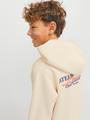 JORISLINGTON BACK SWEAT HOOD SN JNR 152 Locker geschnitten - Antique White