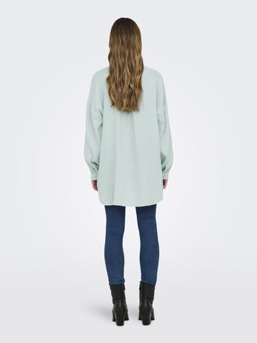 ONLTHYRA OVERSIZED SHIRT NOOS WVN Grün, Blau XL