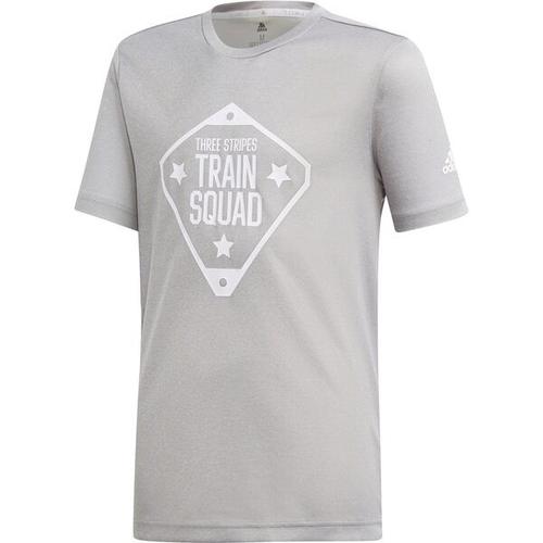 ADIDAS Kinder T-Shirt Train Squad 140 in Silber