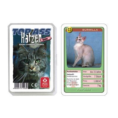 ASS Altenburger Spielkarten - TOP ASS Quartett Katzen