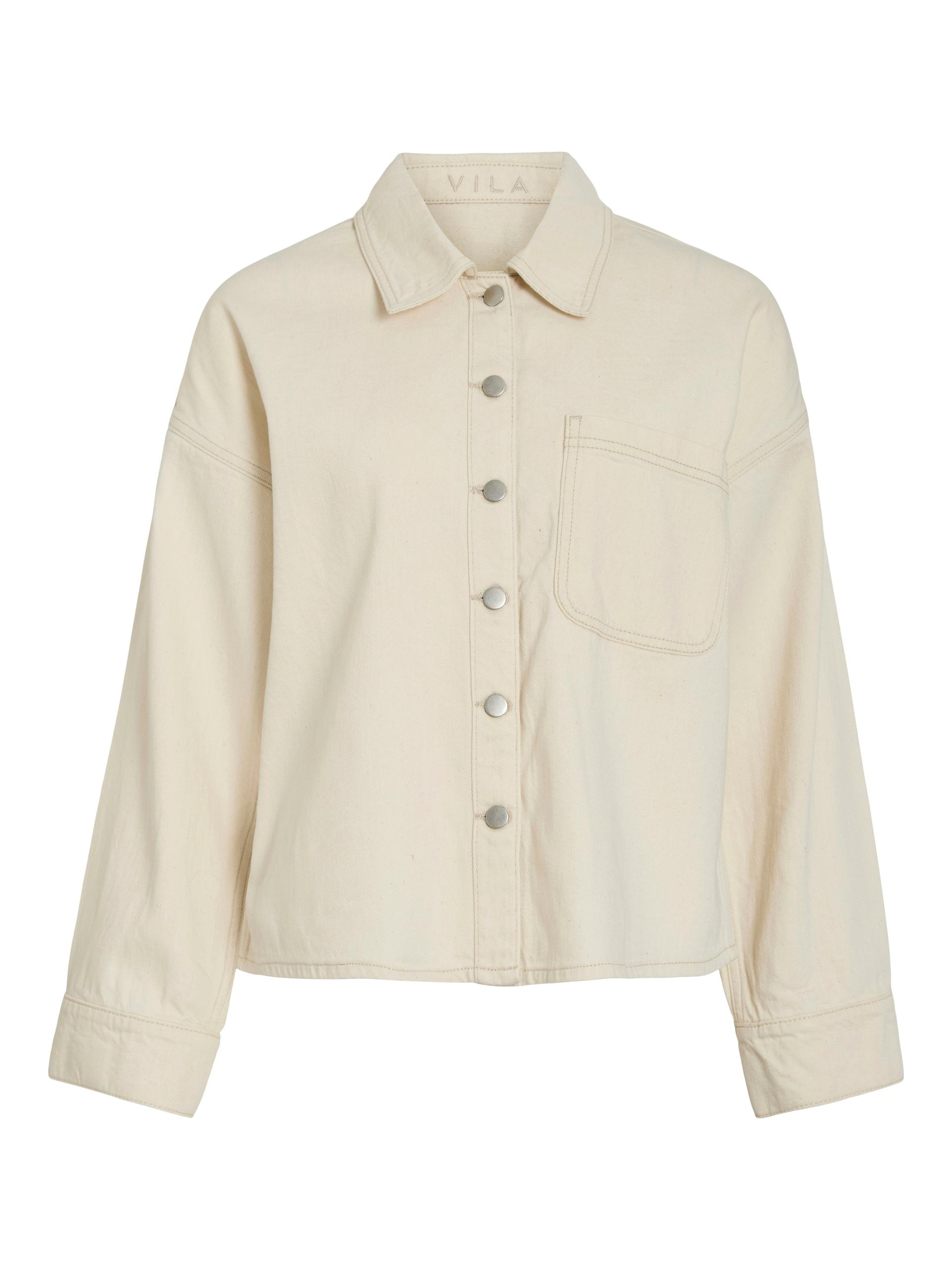 VIMAJ L/S DENIM JACKET 40 - Ecru
