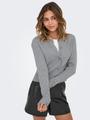 -ONLKATIA LIFE LS BUTTON CARDI KNT NOOS L Normal geschnitten - Ultimate Grey