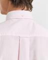 Regular Fit Classic Popeline Hemd M - Light Pink
