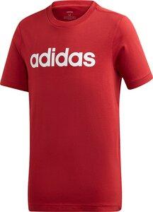 ADIDAS Kinder T-Shirt Essentials Linear Logo 110 in Rot