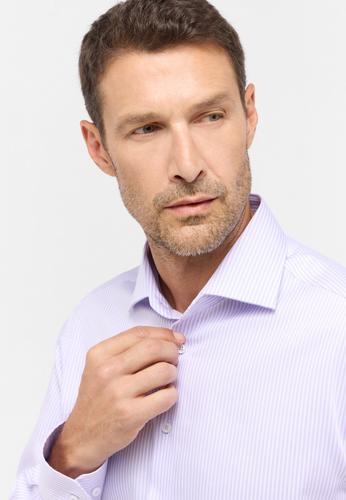 Hemd Satingewebe Langarm 42/Langarm - 65cm MODERN FIT - Lavender