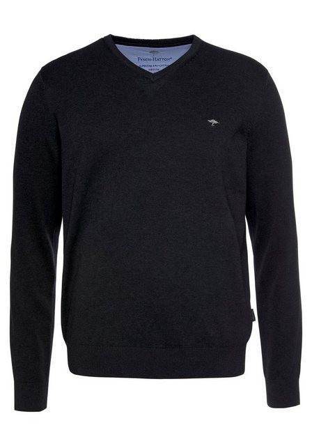 FYNCH-HATTON Strickpullover mit V-Ausschnitt