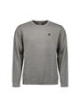 Pullover Crewneck 2 Coloured Melange XXL Regular Fit - Grey Melange